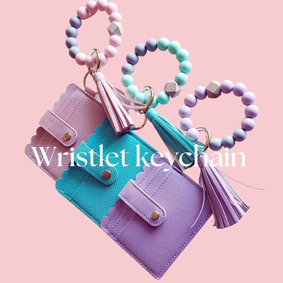 Cardholder with Wristlet & Keychain